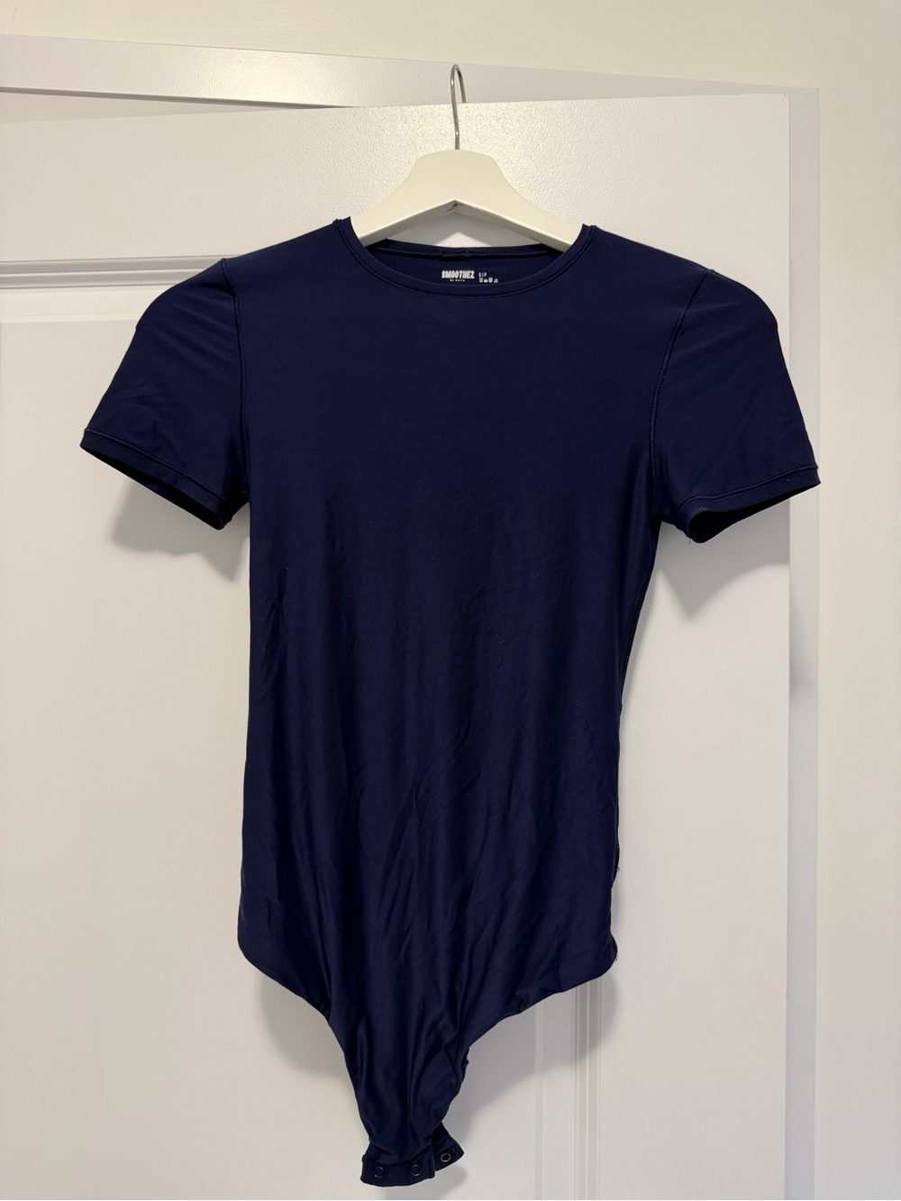aerie Navy Short-Sleeve Crewneck Bodysuit